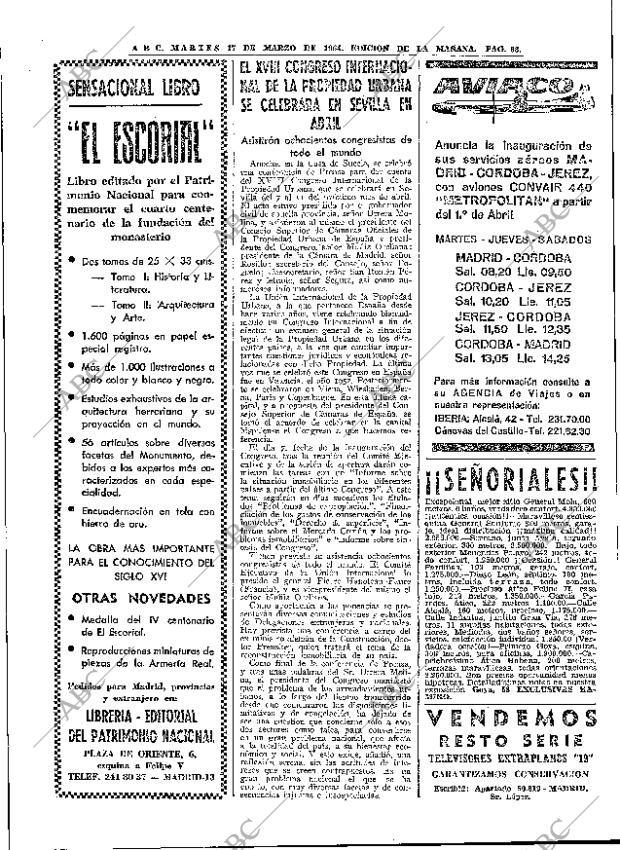 ABC MADRID 17-03-1964 página 66