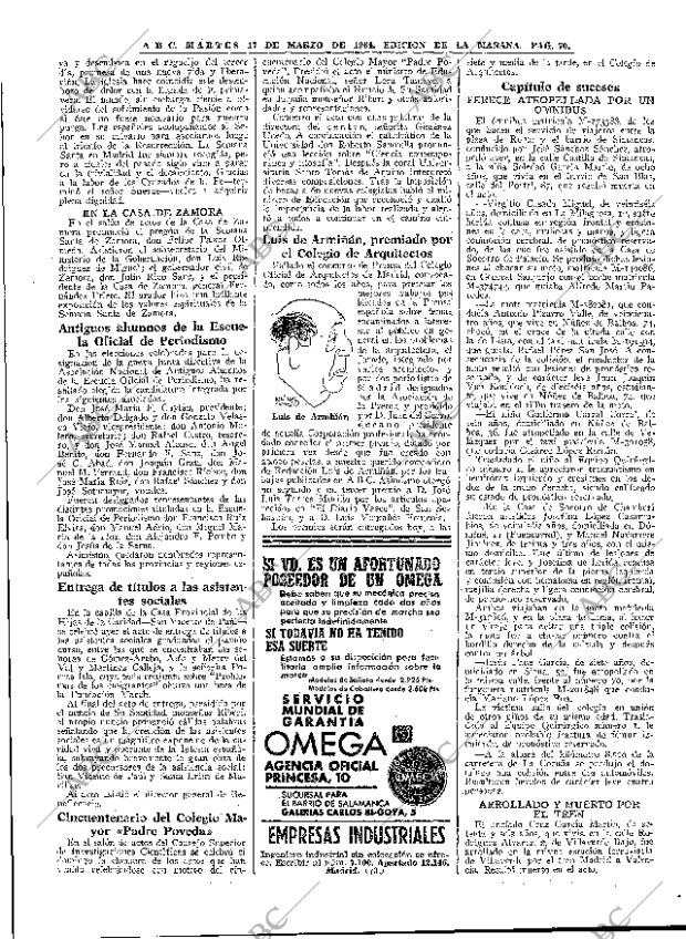 ABC MADRID 17-03-1964 página 70