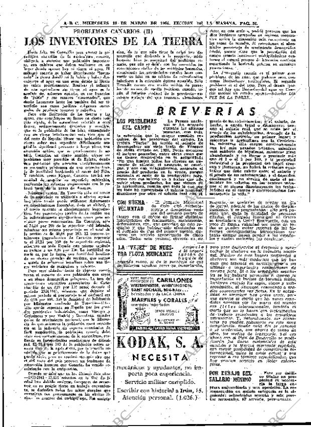 ABC MADRID 18-03-1964 página 56