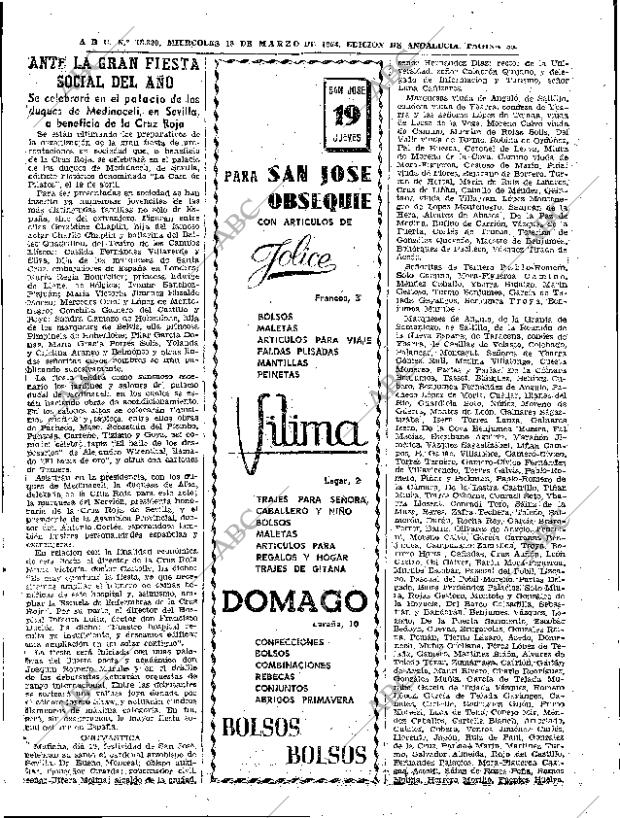 ABC SEVILLA 18-03-1964 página 55