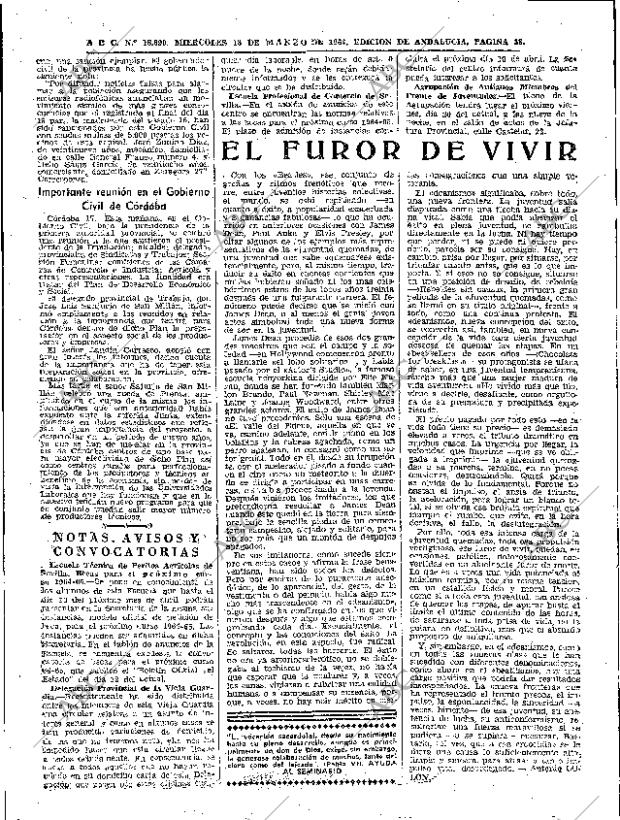 ABC SEVILLA 18-03-1964 página 58