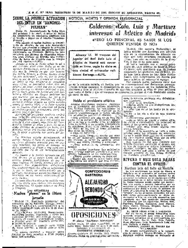 ABC SEVILLA 18-03-1964 página 67