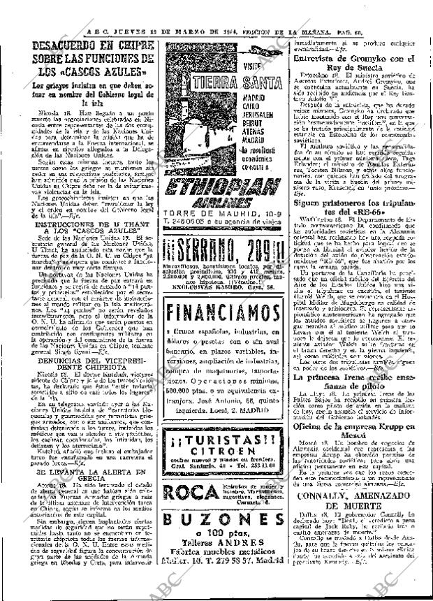 ABC MADRID 19-03-1964 página 60