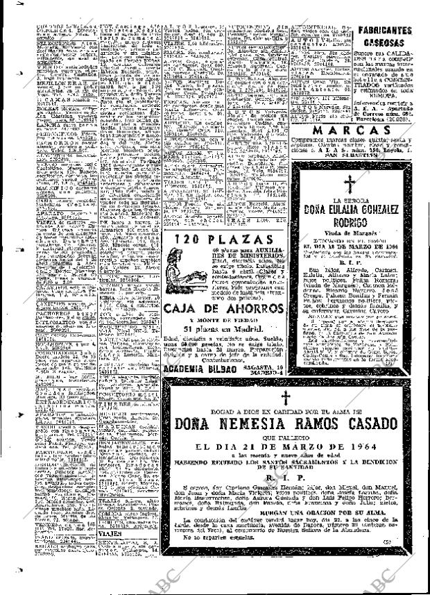 ABC MADRID 22-03-1964 página 114