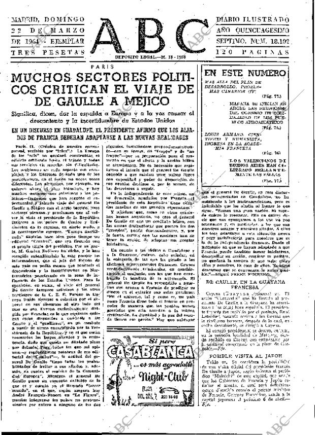 ABC MADRID 22-03-1964 página 71