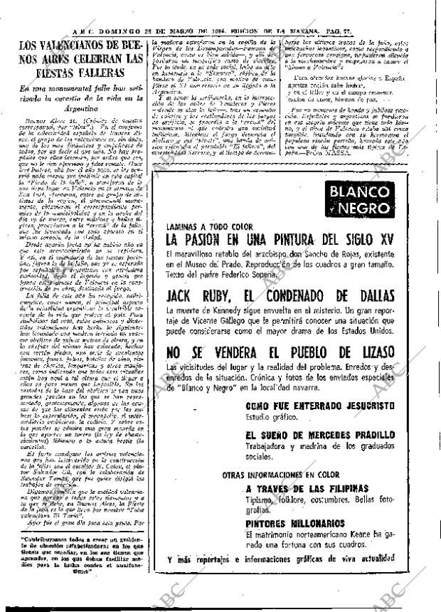 ABC MADRID 22-03-1964 página 77