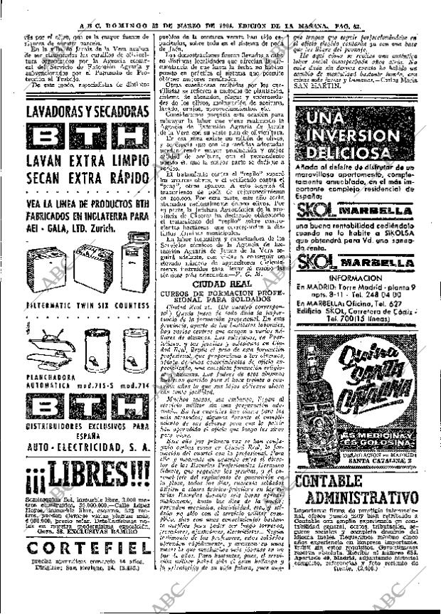 ABC MADRID 22-03-1964 página 82