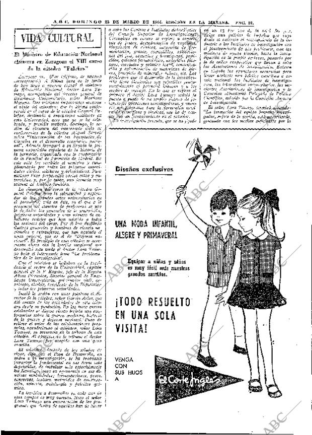 ABC MADRID 22-03-1964 página 89