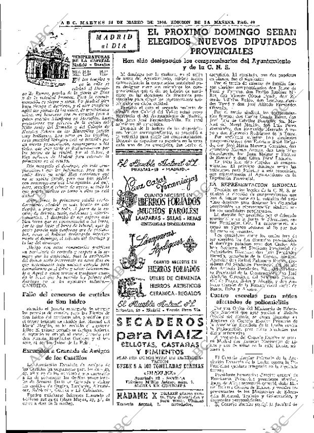 ABC MADRID 24-03-1964 página 49