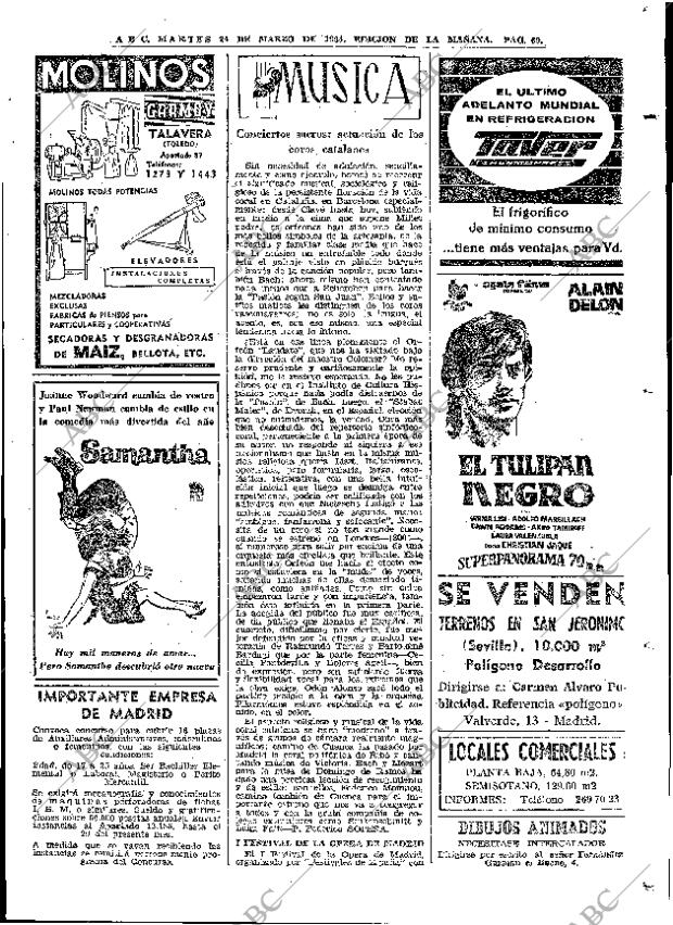 ABC MADRID 24-03-1964 página 69