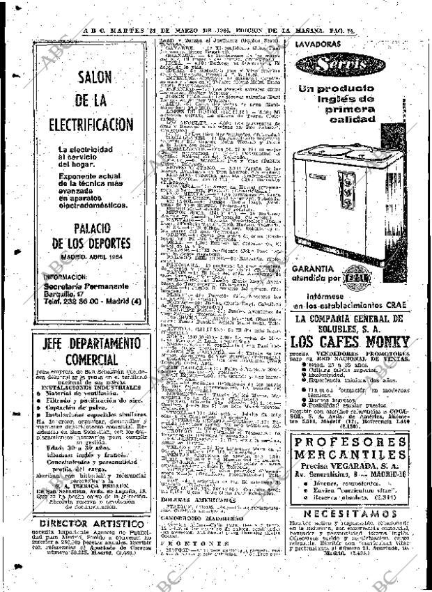 ABC MADRID 24-03-1964 página 74