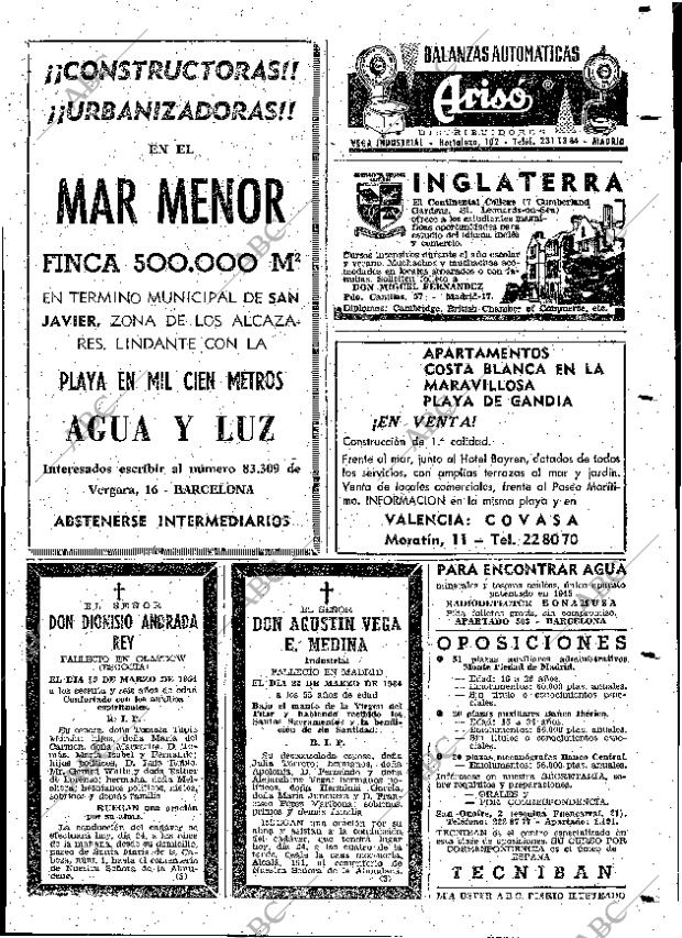 ABC MADRID 24-03-1964 página 85