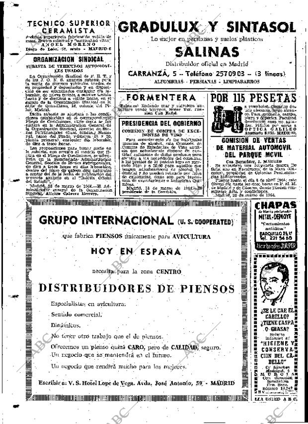 ABC MADRID 24-03-1964 página 86