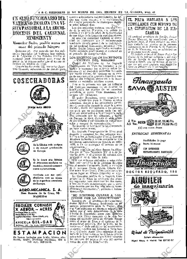 ABC MADRID 25-03-1964 página 40
