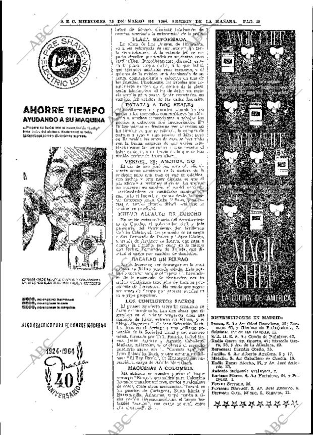 ABC MADRID 25-03-1964 página 48