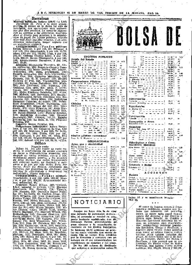 ABC MADRID 25-03-1964 página 54