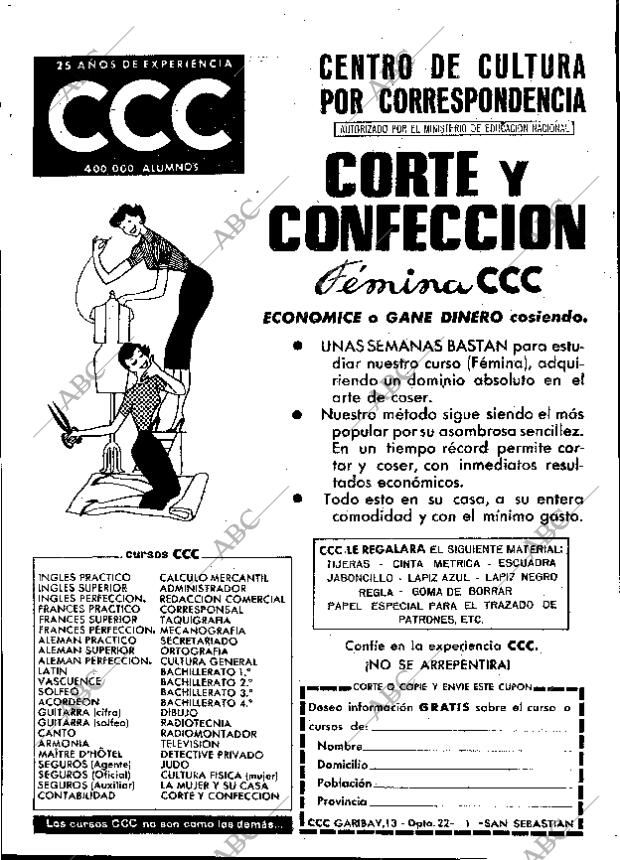 ABC MADRID 26-03-1964 página 25