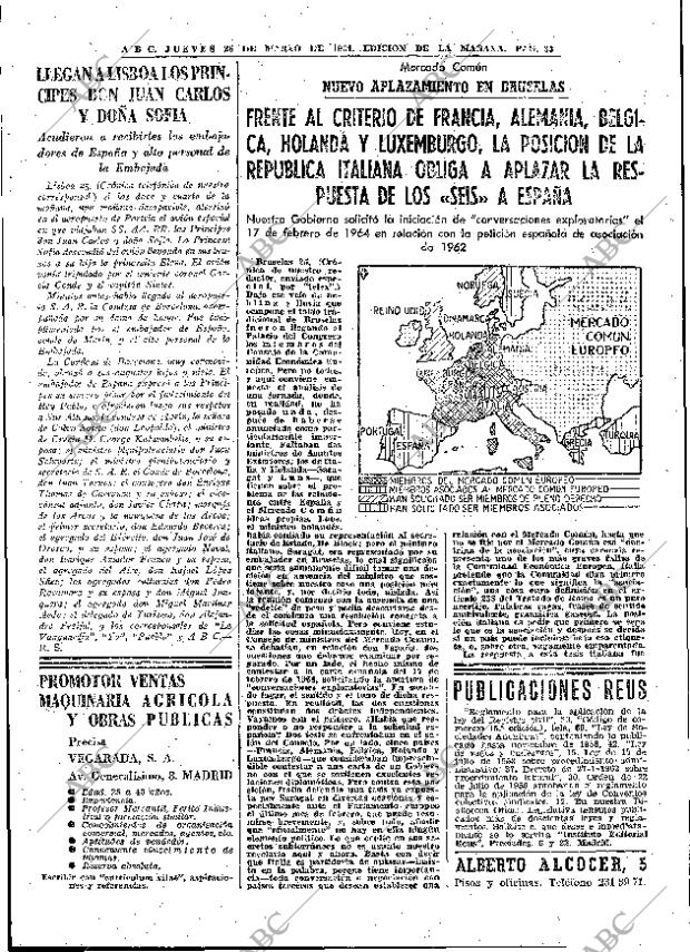 ABC MADRID 26-03-1964 página 33