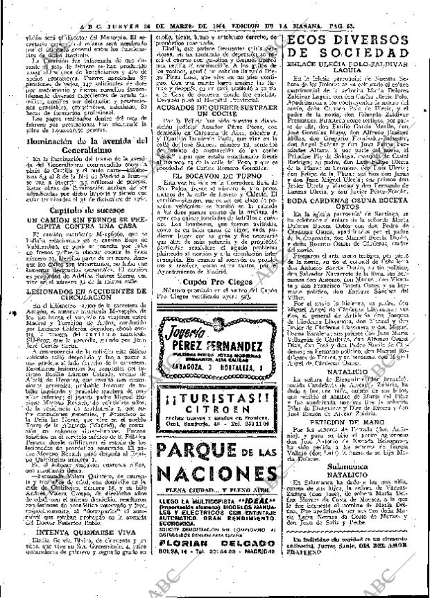 ABC MADRID 26-03-1964 página 52