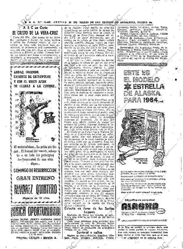 ABC SEVILLA 26-03-1964 página 40