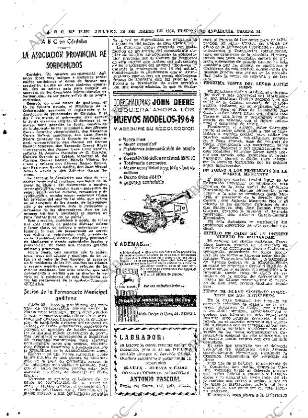 ABC SEVILLA 26-03-1964 página 51