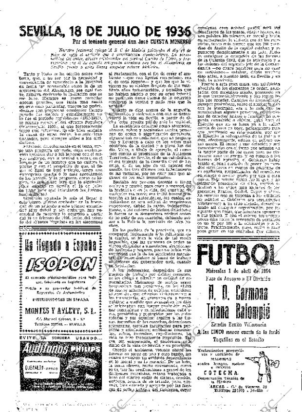 ABC SEVILLA 31-03-1964 página 49