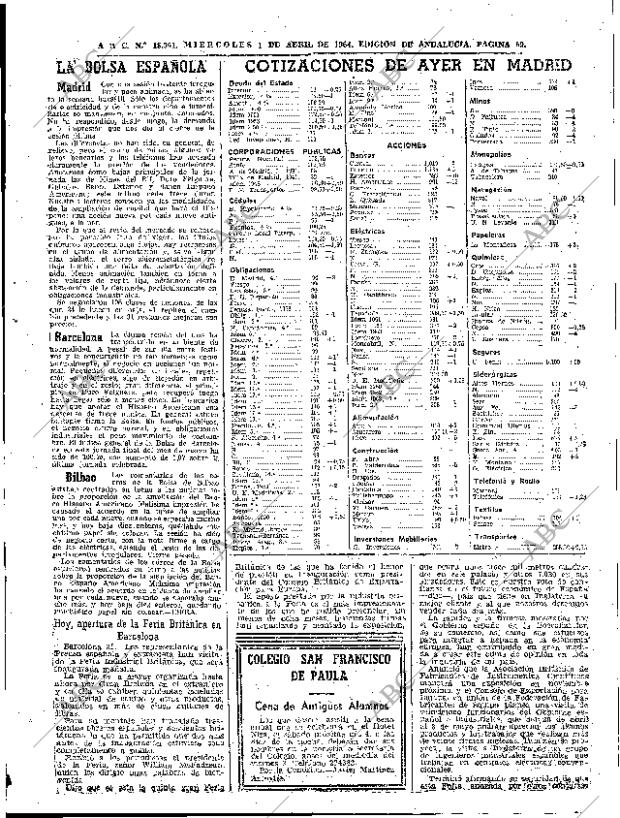 ABC SEVILLA 01-04-1964 página 69