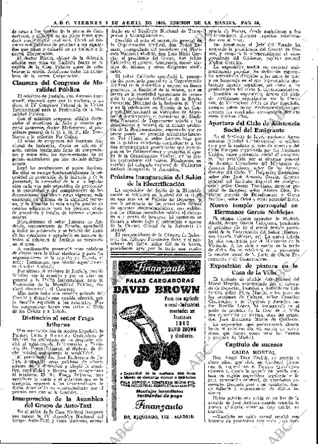 ABC MADRID 03-04-1964 página 54