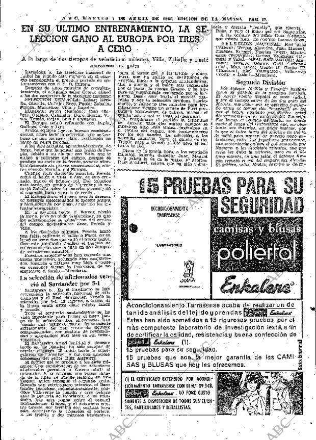 ABC MADRID 07-04-1964 página 57
