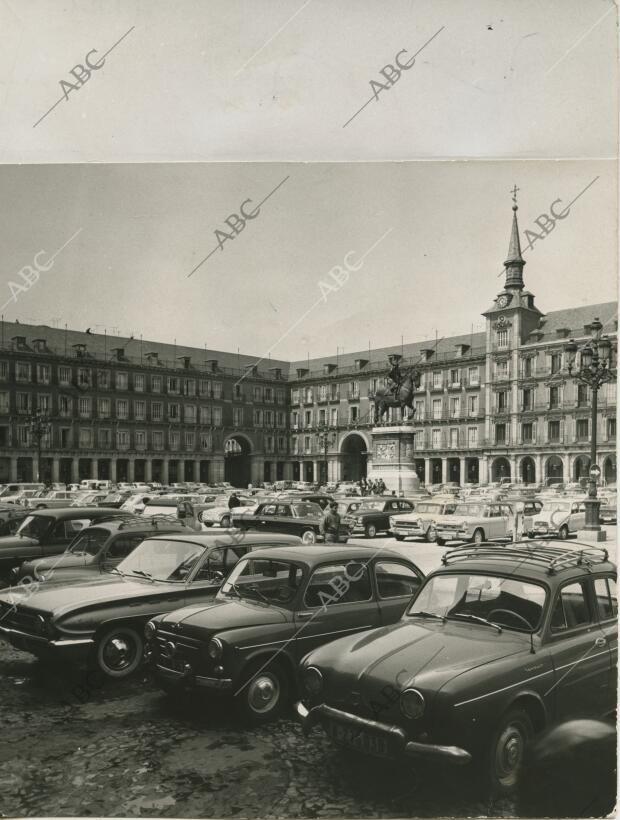 Aparcamiento en la Plaza Mayor de Madrid