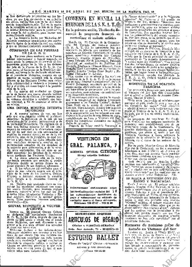 ABC MADRID 14-04-1964 página 32