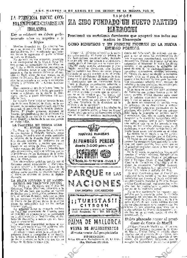 ABC MADRID 14-04-1964 página 35