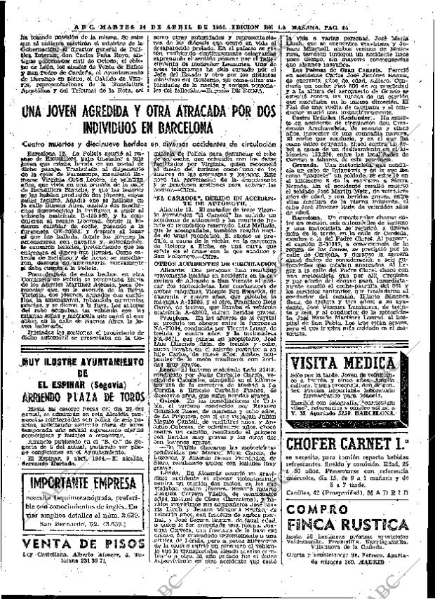 ABC MADRID 14-04-1964 página 44