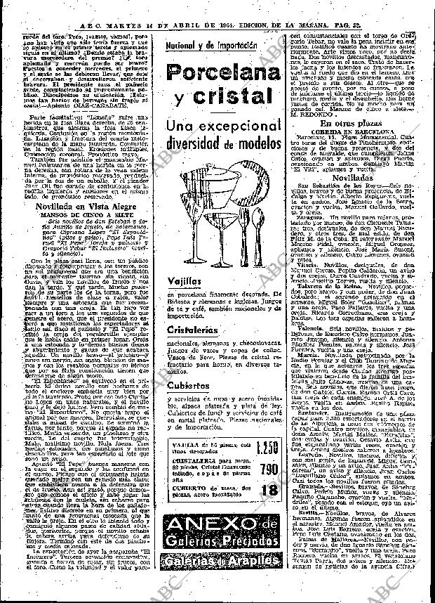 ABC MADRID 14-04-1964 página 52