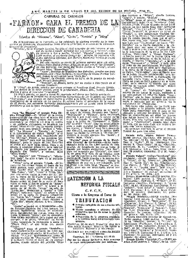 ABC MADRID 14-04-1964 página 61