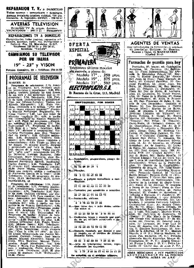 ABC MADRID 14-04-1964 página 83