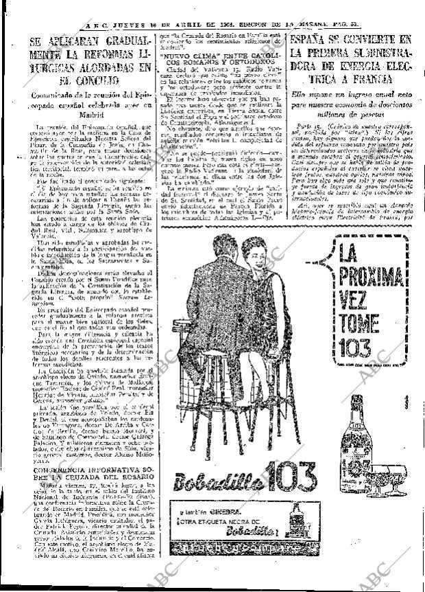 ABC MADRID 16-04-1964 página 55