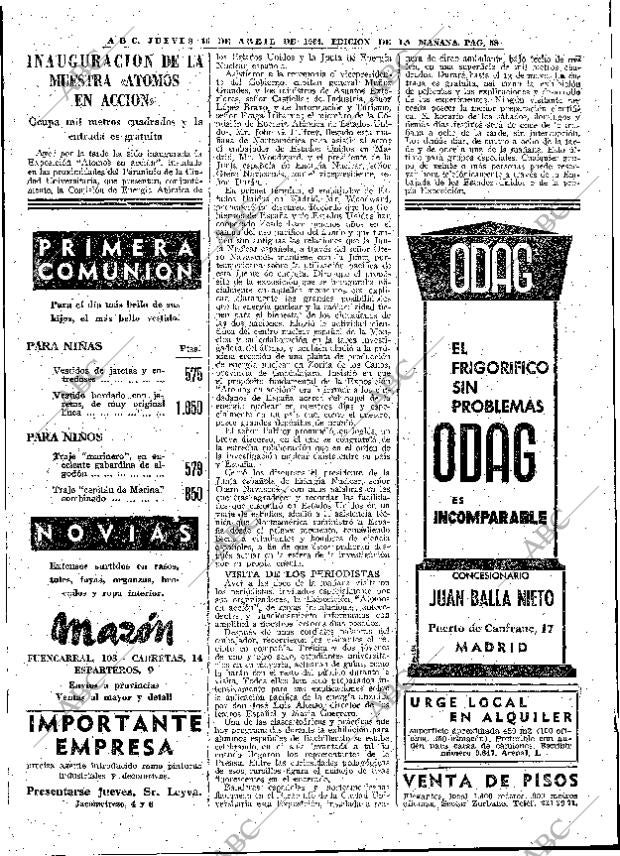 ABC MADRID 16-04-1964 página 58