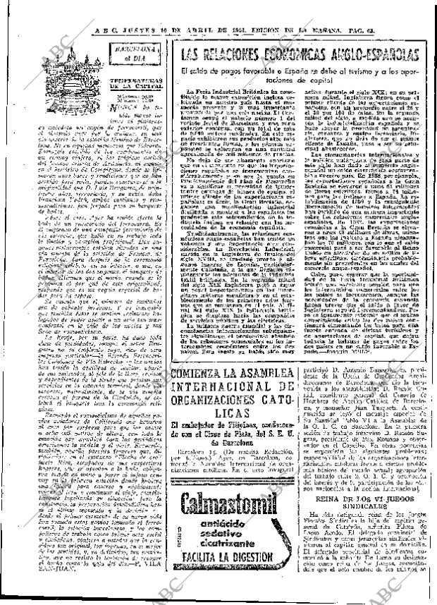 ABC MADRID 16-04-1964 página 65