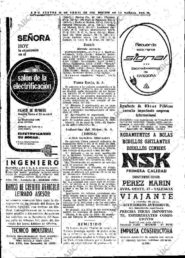 ABC MADRID 16-04-1964 página 78