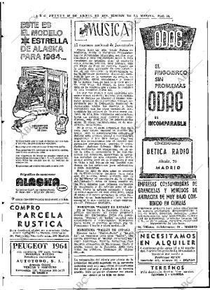 ABC MADRID 16-04-1964 página 84