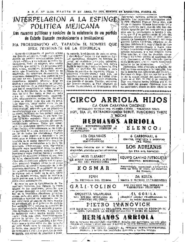 ABC SEVILLA 21-04-1964 página 53