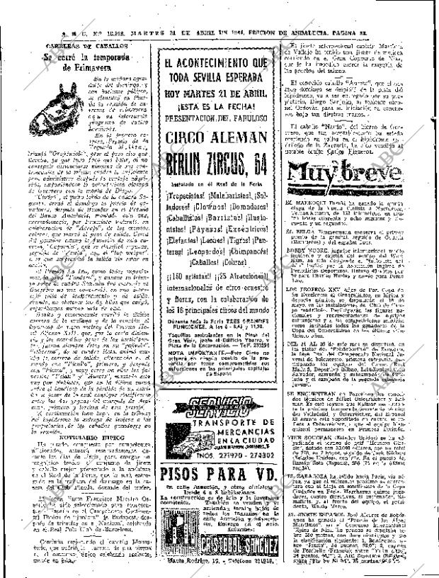 ABC SEVILLA 21-04-1964 página 88