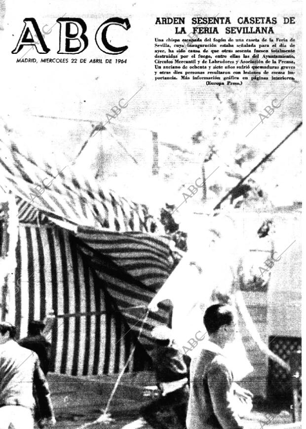 ABC MADRID 22-04-1964 página 1