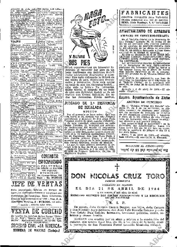ABC MADRID 22-04-1964 página 107