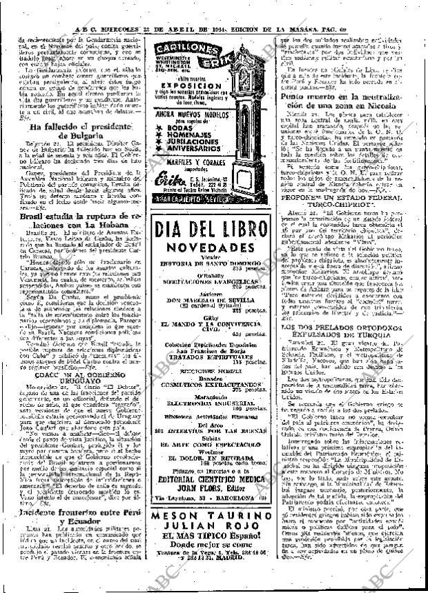 ABC MADRID 22-04-1964 página 60