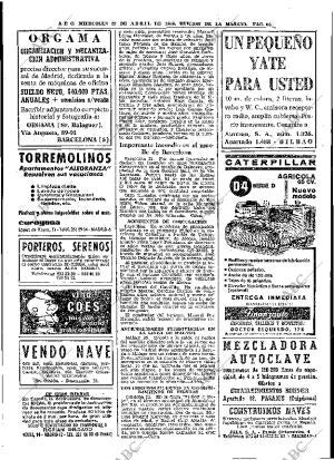 ABC MADRID 22-04-1964 página 66