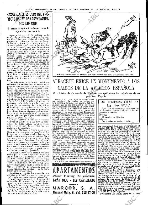 ABC MADRID 22-04-1964 página 69
