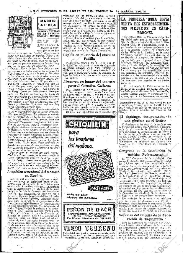 ABC MADRID 22-04-1964 página 75