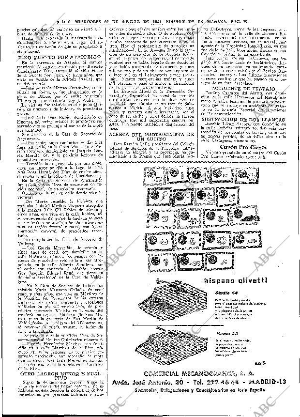 ABC MADRID 22-04-1964 página 77